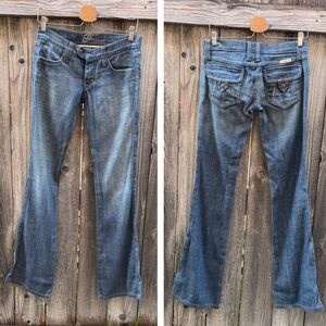 Frankie B Vintage Y2K Low Rise Flare Bootcut Jeans Size 4
